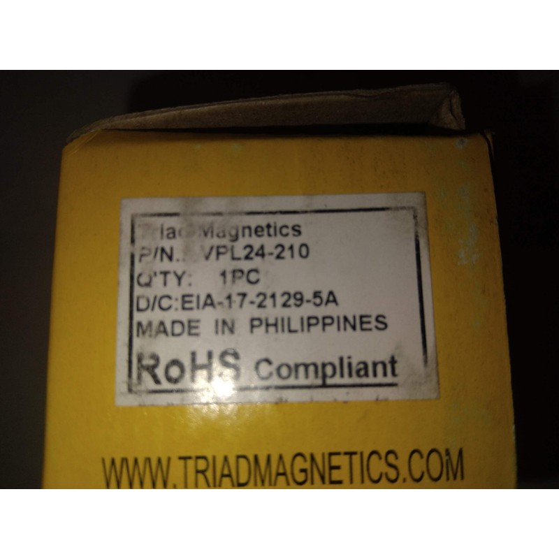 TRIAD MAGNETICS VPL24-210 2 X 12V, 5VA; CHASSIS MOUNT TRANSFORMER