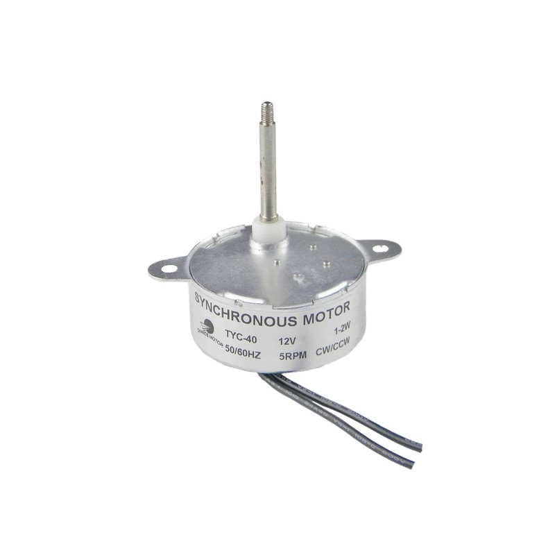 CHANCS TYC-40 110V AC Small Gear Synchro Motor 5/6RPM CW/CCW
