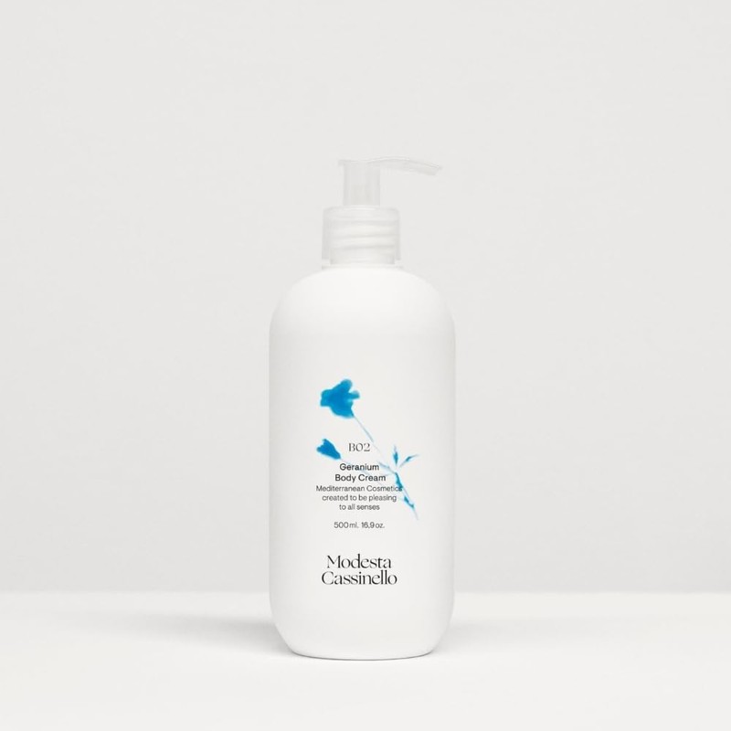 Modesta Cassinello – B02 Geranium Körpercreme – Feuchtigkeit, Elastizität und