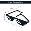 [Lorigun] Thug Life Sunglasses Pixel Mosaic Glasses Party Glasses MLG