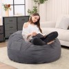 SMUG Bean Bag Chair Oversized Round Comfy Sofa Foam Filled