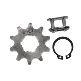 REPAIROCK 1 Set 420 10T 20mm Motorcycle Front Engine Sprocket for 50cc 70cc 90cc 110cc 125cc Dirt Pit Bike Mini Bike ATV Auto Replacement Parts