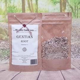 Health Embassy Gentian Root | Gentiana L | Herbal Tea (50g)