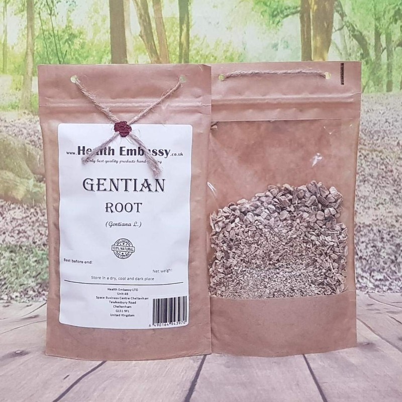 Health Embassy Gentian Root | Gentiana L | Herbal Tea