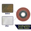 Dapetz ® Flap Discs 115mm 10PCS Grinding Discs 4.5" 40/60