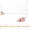 Clear Acrylic Shelf Dividers for Closet Organization - 2 Pack