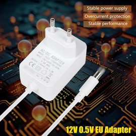 Carbosing 12 V 0,5 A AC/DC Adapter, Netzteil, Ersatz für Tivoli Pal/iPal PAL-PS MA-1 MA-2 MA-3 Radio Audio Netzkabel, Ladegeräte, Adapter