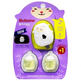Bullsone Polar Fresh Vent Clip Type 4.3ml 2 pieces - lavender scent 10ea