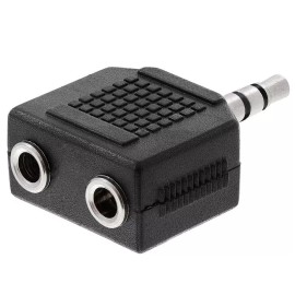Unbranded 3.5mm Plug to 2 x 3.5mm Jack Adapter AUX Stereo Splitter One to Dual 3.5mm Audio