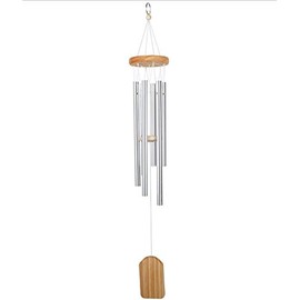 AvoDovA Wind Chimes Outside,Wood Wind Chimes Outdoor Deep Tone with 6 Aluminum Tubes Chimes, Gifts for Housewarming, Mother Day, Christmas, Outdoor Decor for Patio, Garden, Yard, Home