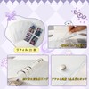 A5 Sealing Notebook, Clear, Large Size, 6-Hole Binder, Seal Storage,
