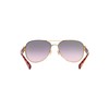 Coach HC7059 Sunglasses, Purple/Gold/Grey Purple Gradient, 58 mm