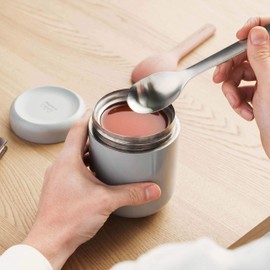 BergHOFF LEO Leakproof Food Storage Container 3.75" x 5" 0.53 qt. Grey 18/10 Stainless Steel Body With Airtight Lids Polypropylene Coated Double-walled Construction Dishwasher safe