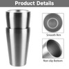 6PCS Stainless Steel Cups 16 oz, Double Wall Vacuum Insulated