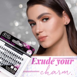 Ardell Individual Lashes Soft Touch - Short Black, Knot-Free False Eyelashes, Natural Look DIY Eyelash Extensions, 56 Lash Clusters Per Pack