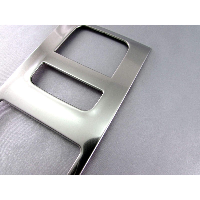 BRIGHTZ 45237 Harrier MXUA80 MXUA85 Stainless Steel Shift Gate Panel,
