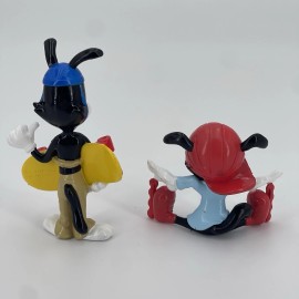 Dakin ANIMANIACS figure lot 1994 Yakko Skateboard Wakko Roller Blades PVC toys Rare