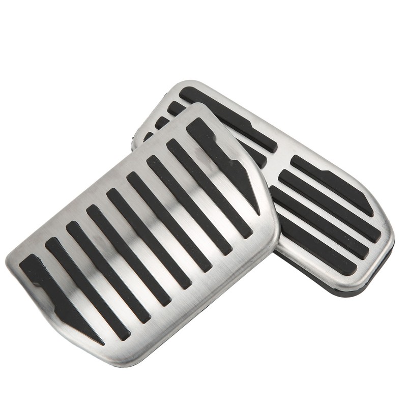 2pcs Car Accelerator Gas Brake Pedal Foot Rest Plate Cover