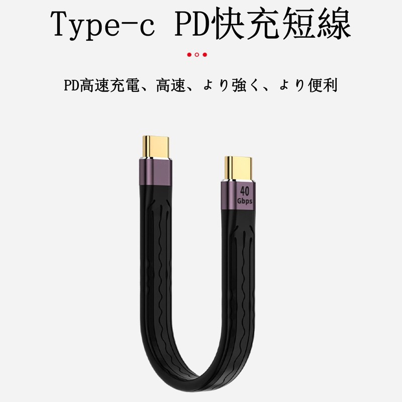 USB Type C short wire (USB 3.1 standard 5.4 inch