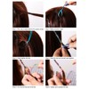 Hair Tinsel Kit Colorful Shiny Glitter Strands Portable Fairy Hair