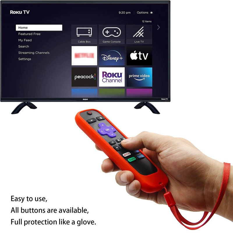 PINOWU [2 Pack] Universal Remote Shell Compatible with TCL Roku