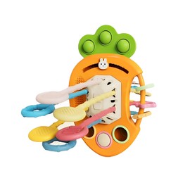 Across Rainbow Carrot Toy, Baby Toy, 0, 1, 2, 3, 4, 5 Years, Educational Toy, Fingertip Play, Development (Pulling, Pushing, Sounding, Hanging), Playing With Girls, Boys, Girls, Boys And Girls!