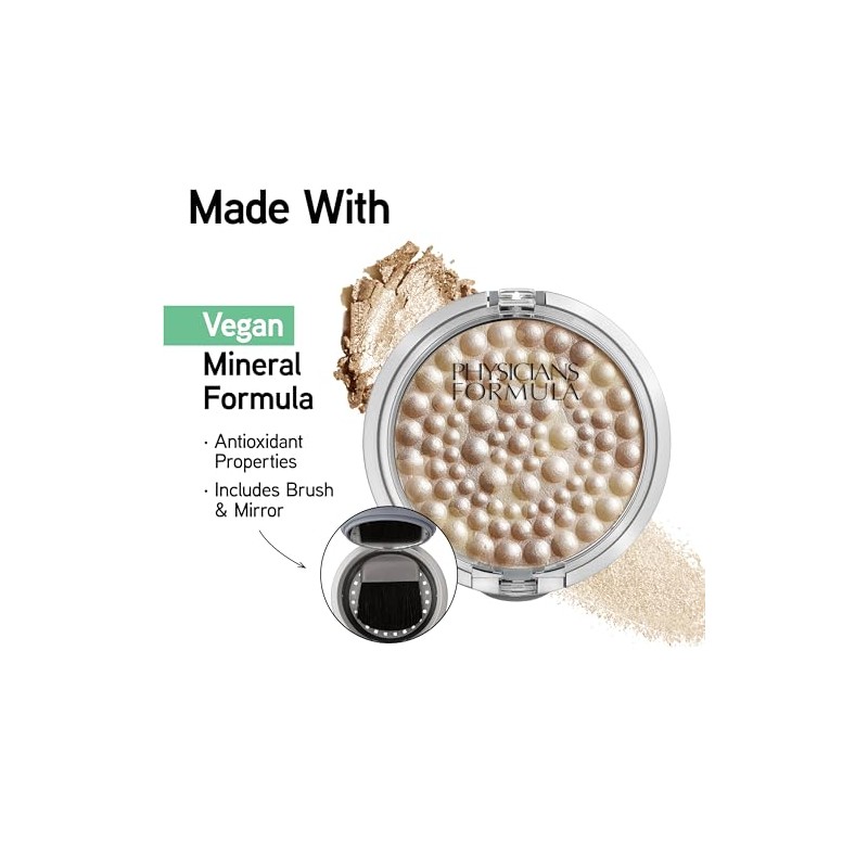 Physicians Formula Powder Palette Mineral Glow Pearls, Light Bronze, 0.28
