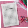 Operitacx Craft Accessories, Double-Sided Grid Macrame Board, Foam Board for