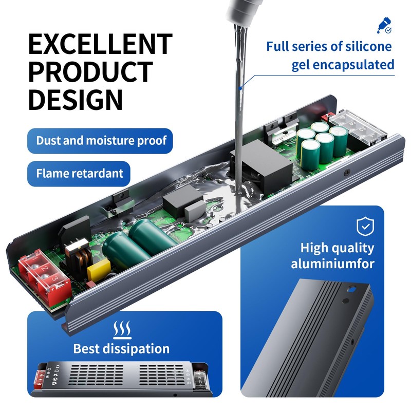 KOSOOM LED Power Supply DC 24 V 12.5 A 300