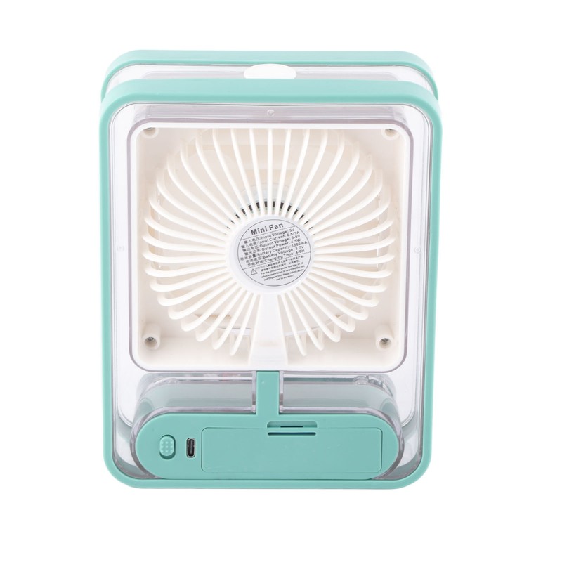 Desk Misting Fan 3 Speed USB Charging Quiet Table Water