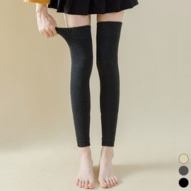 Long Knit Leg Warmers - High Sock Fit for Winter Layered Look Skin/FREE 2ea