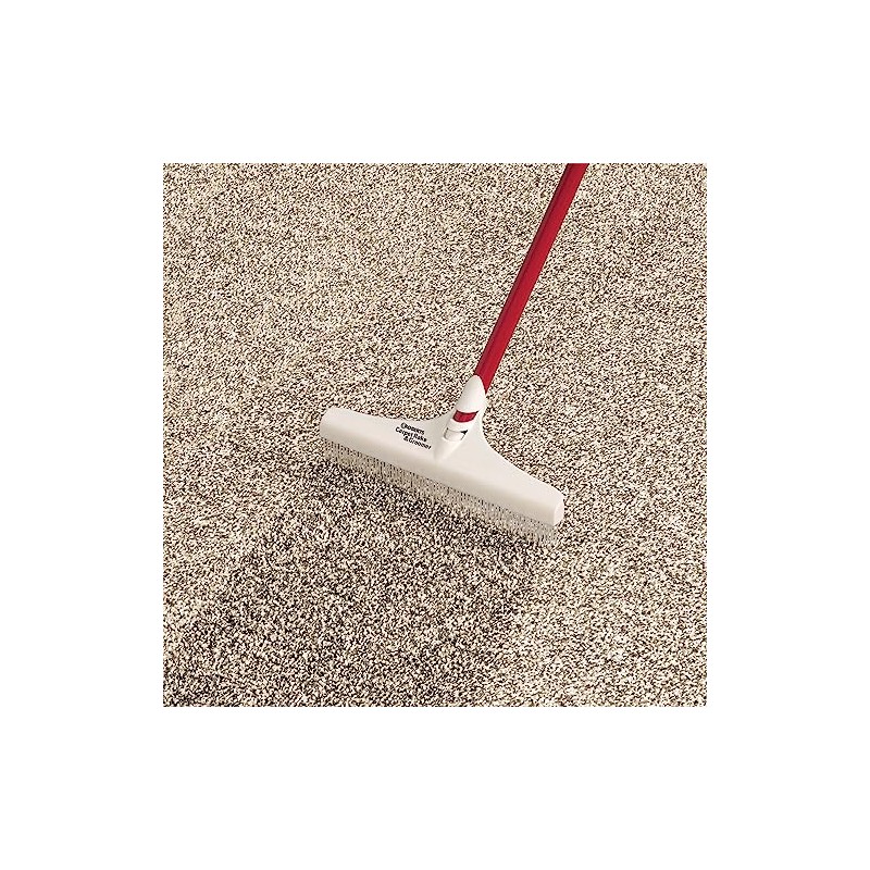 ROBERTS 12" Carpet Rake and Groomer with 51" Handle