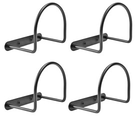 NBBENG Cowboy Hat Rack for Wall 4 Pack, Cowboy Hat Stand Helmet Wall Mounted Display Stand Hook - Cowboy Hat Rack With 4 Sets Of Screws