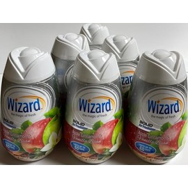 Wizard The Magic of Fresh gel Air Freshener, solid air freshener 7.8 oz Apple cinnamon/vanilla bean (Pack of 6)