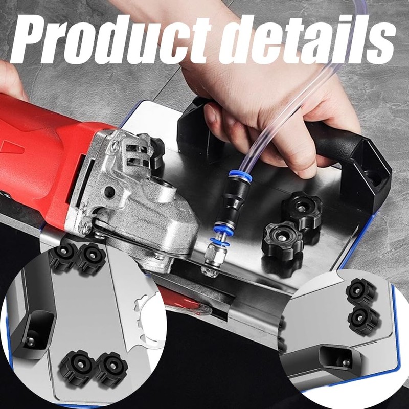 Angle Grinder Tool with Stand for 45 Degree Chamfering, Angle