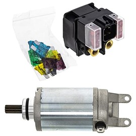 NICHE Starter Motor Solenoid Kit For 2007-2016 Suzuki Burgman 400 AN400 31800-21E20 31800-47E00 31100-14F01 Scooter