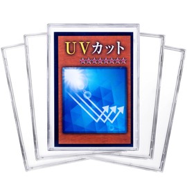 [UV 91% Reduction] Card Loader, Set of 5, 35pt Card Case, Full Protection, Trading Card Case, Sleeve, Poker Dress, Compatible with Yu-Gi-Oh! MTG