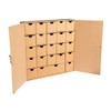 Rayher Small Papier Mache Cupboard with 24 Pull-out Drawers for