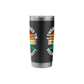 Javelin Throw I Throw Things To Keep My Sanity Stainless Steel Insulated Tumbler