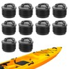 10pcs Kayak Scupper Plug Kit, Universal Boats Rubber Scupper Plugs