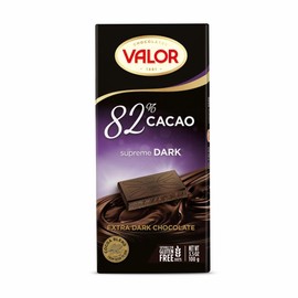Valor. 82% Dark Chocolate. 100g (3.53oz).