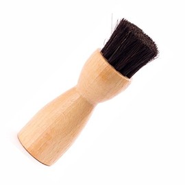 Burgol Crucible Brush Application Brush 100% Horsehair Dark, black