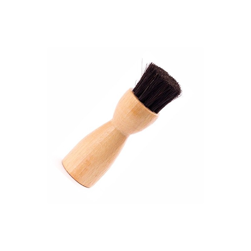 Burgol Crucible Brush Application Brush 100% Horsehair Dark, black