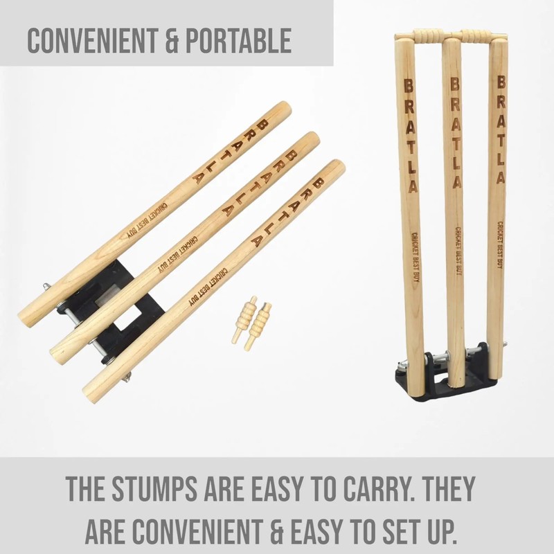 CBB Cricket Spring Return Stumps Wickets Metal Base Multi Surface