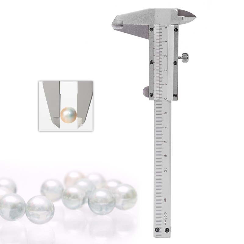 0-100mm Metal Vernier Caliper for Jewelry Processing Measuring Tool Accessory