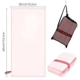 Muztaga Microfiber Beach Towel Pro Perfect for Travel, Sports, Camping, Swimming, Yoga, Gym-Quick Dry, Sand Free, Compact, Lightweight, Absorbent