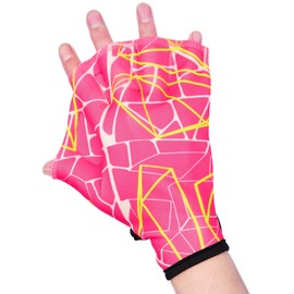 1 Pair Swimming Gloves Aquatic Fitness Water Resistance Gloves Webbed Gloves for Swimming Training Webbed Gloves Water Exercise Equipment for Pools Swim Gloves for Women (Medium)