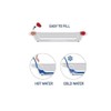 NRS Healthcare Blue/ White Soft Grip Keep Warm Thermo Plate