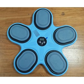 OurStarry Smart Music Boxing Machine for Adults and Kids, Training Machine with LED Electronic Wall Mounted, Home Indoor Workout Equipment with Premium Boxing Gloves (Black 11)