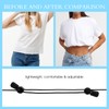 Heclia 4PCS Crop Tuck Band, Adjustable Crop Band for Tucking